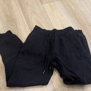 lululemon athletica Black scuba Sweatpant Jogger Pants